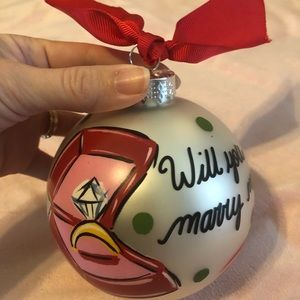 Glory Haus Christmas Ornament “Will you marry me?”